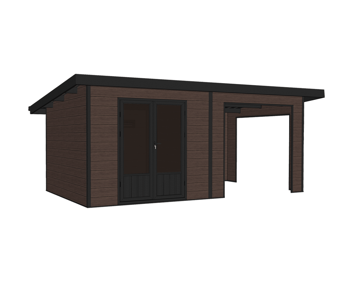 Cabanon Mistral FiberWood de 20 × 10 pi